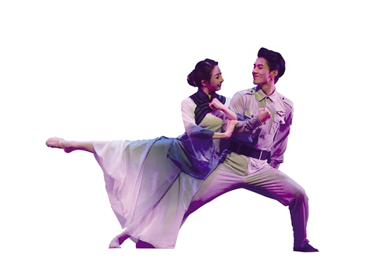 江門大力推進文化強市建設(shè)。圖為僑鄉(xiāng)原創(chuàng)舞劇《僑批·家國》。