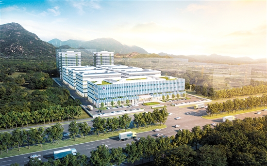 江門市銀發(fā)經(jīng)濟(jì)產(chǎn)業(yè)園效果圖。