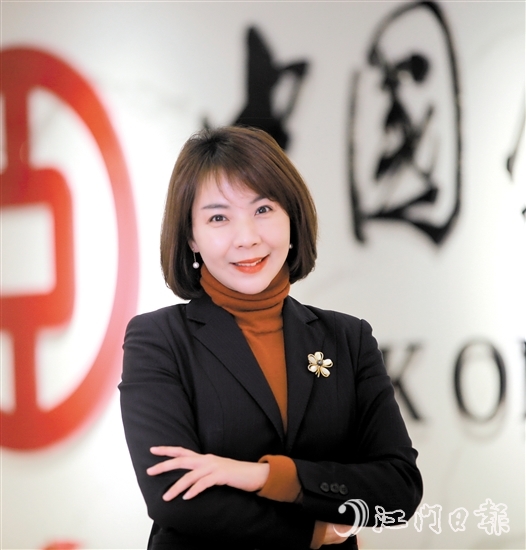 中國銀行江門分行高級經(jīng)理兼公司金融部主任鄧彩虹
