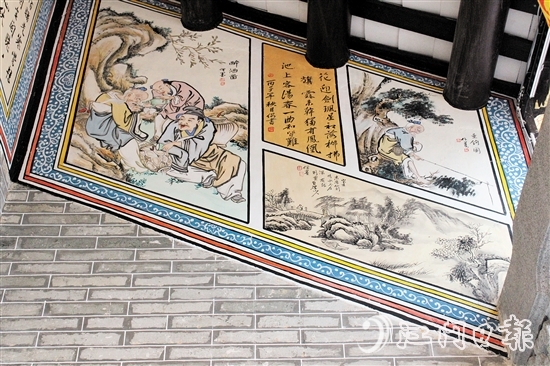 復(fù)春馮公祠的壁畫均為原貌修復(fù)。