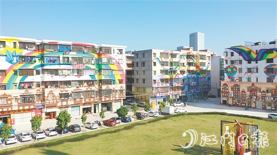 祥龍社區(qū)老舊小區(qū)改造后煥然一新。