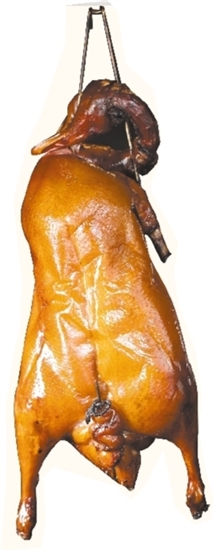 古井燒鵝皮脆肉香。