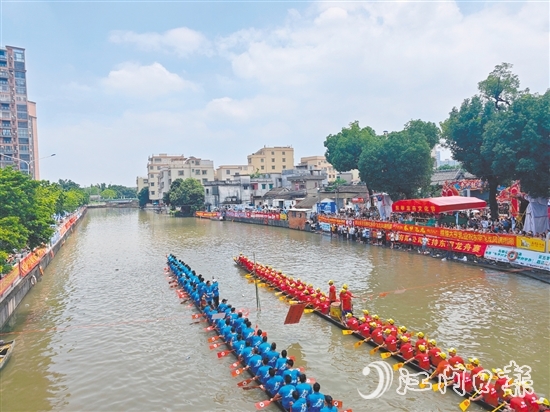 端午期間，新會(huì)各地共舉辦龍舟賽事活動(dòng)49場(chǎng)，吸引近10萬(wàn)人次參與。