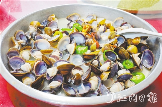 睦洲黃沙蜆味道清甜。