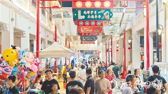 活動期間，西門圩3天累計接待游客超2.8萬人次。