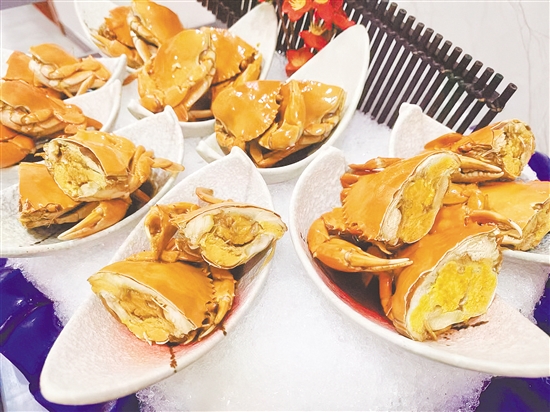 臺(tái)山青蟹味道鮮美。