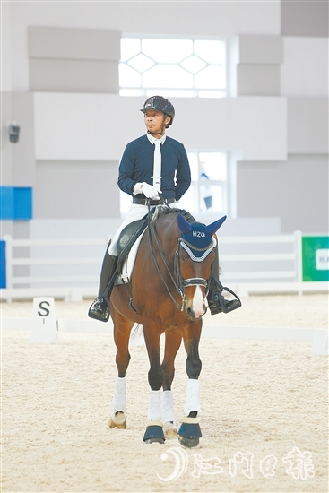 即將開賽，黃焯欽每天都堅持訓練。