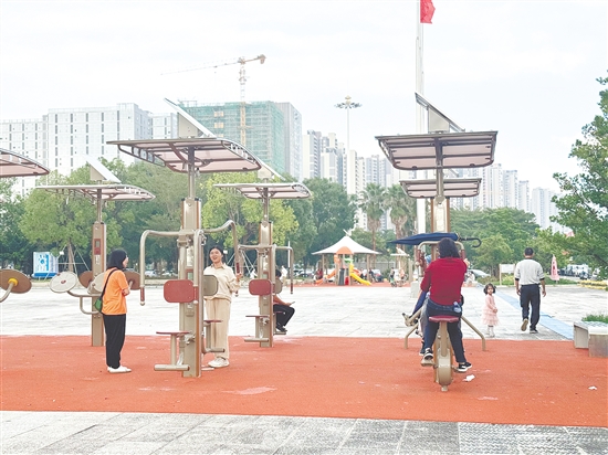 此次升級(jí)改造重點(diǎn)優(yōu)化了健身器材的實(shí)用性，提高了智能化水平。