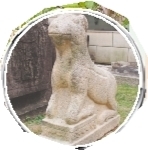 文邊村出土的“臥羊”保存完整，憨態(tài)可掬，吸引不少市民游客前來觀賞。