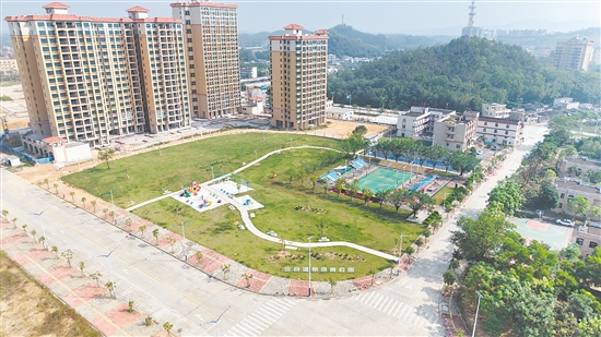 三合鎮(zhèn)建成體育公園。