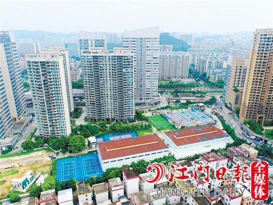 摩根國際旁地塊實景圖。