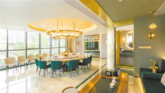 部分縣域樓盤(pán)高端大氣上檔次，受購(gòu)房者青睞。