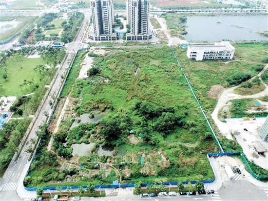 編號(hào)為JCR2024-164（江海10）號(hào)的商住用地位于江海區(qū)35號(hào)地規(guī)劃五路和龍湖路交界東南側(cè)。